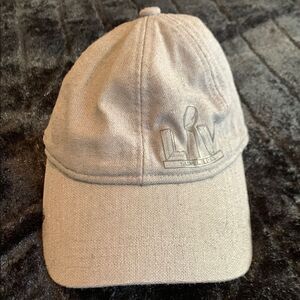 Super Bowl LV Tampa Bay Gray Strapback Hat